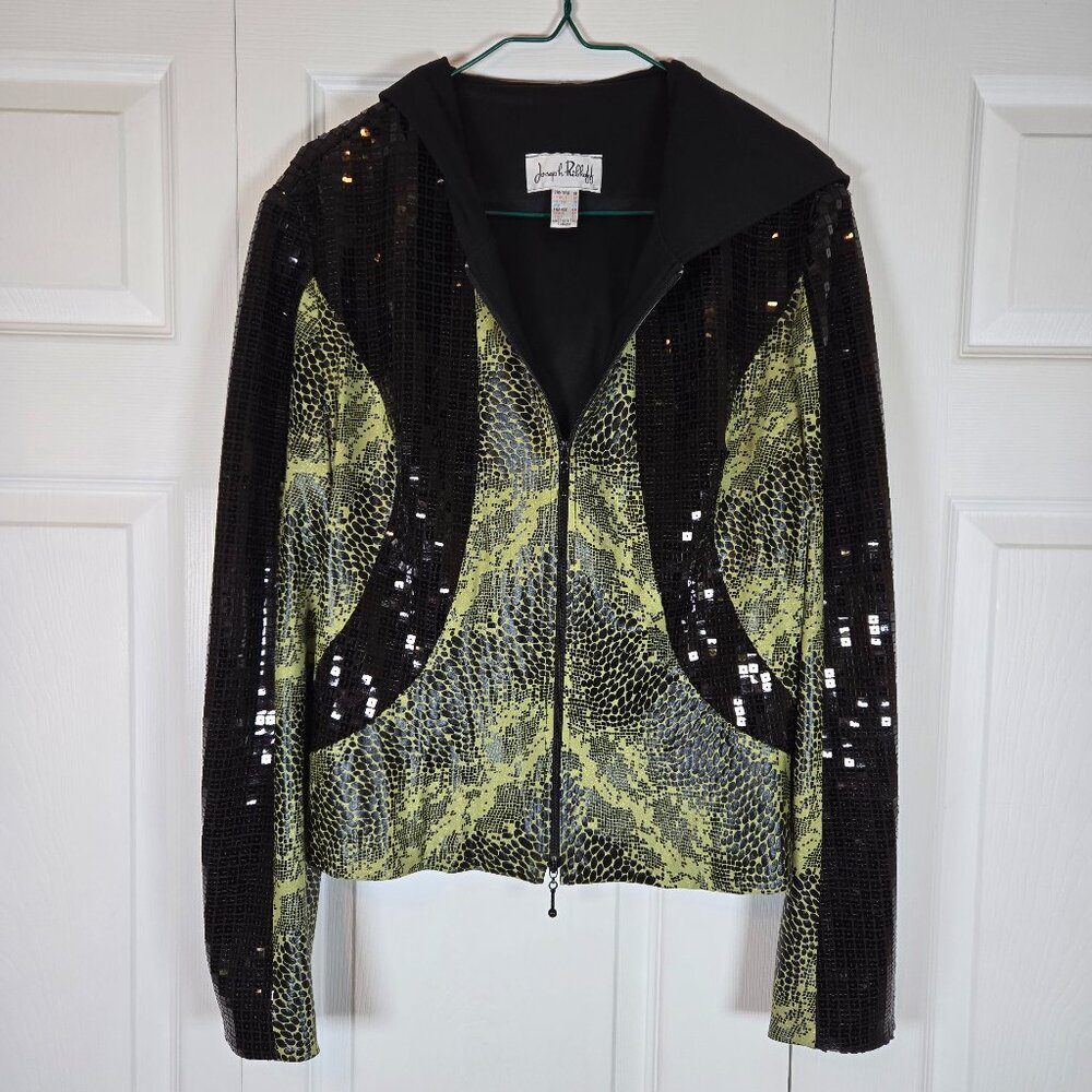Joseph Ribkoff Short Snake Skin Pattern jacket
